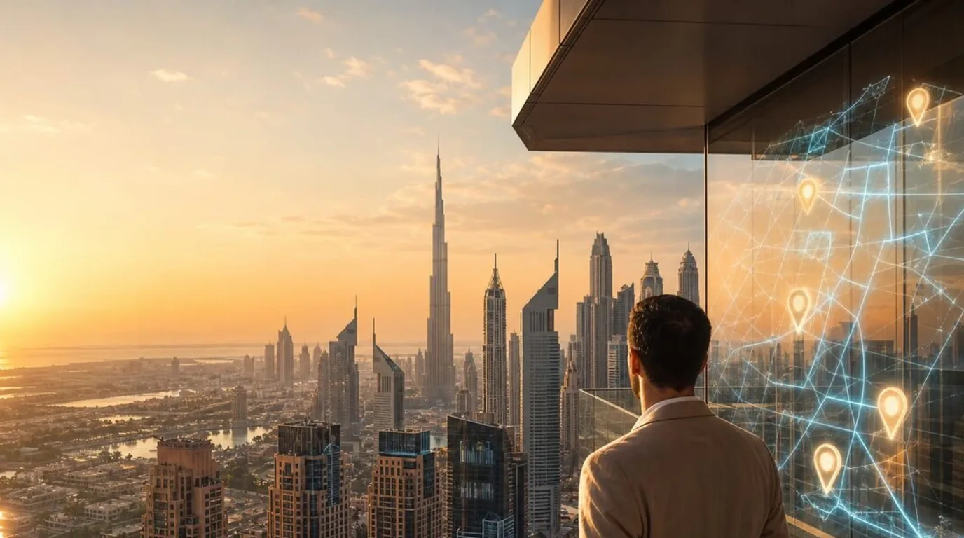 Dubai real estate market outlook skyline panorama